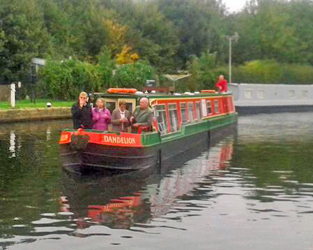 Dandelion Canal Boat